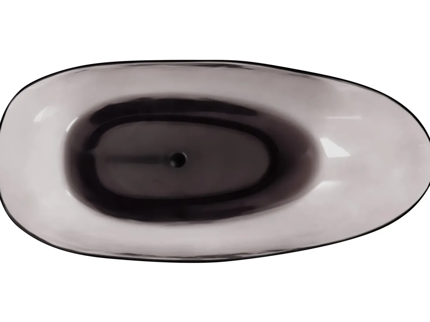 Vasca da bagno freestanding BLANCARENA 170 x 78 cm Nero