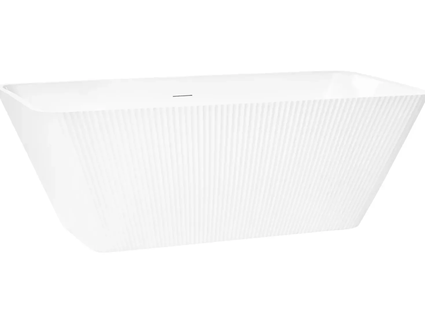 Vasca da bagno freestanding ATCAMA 170 x 75 cm Bianco