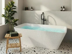 Vasca da bagno freestanding ATCAMA 170 x 75 cm Bianco