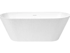 Vasca da bagno freestanding POTOSI 169 x 77 cm Bianco