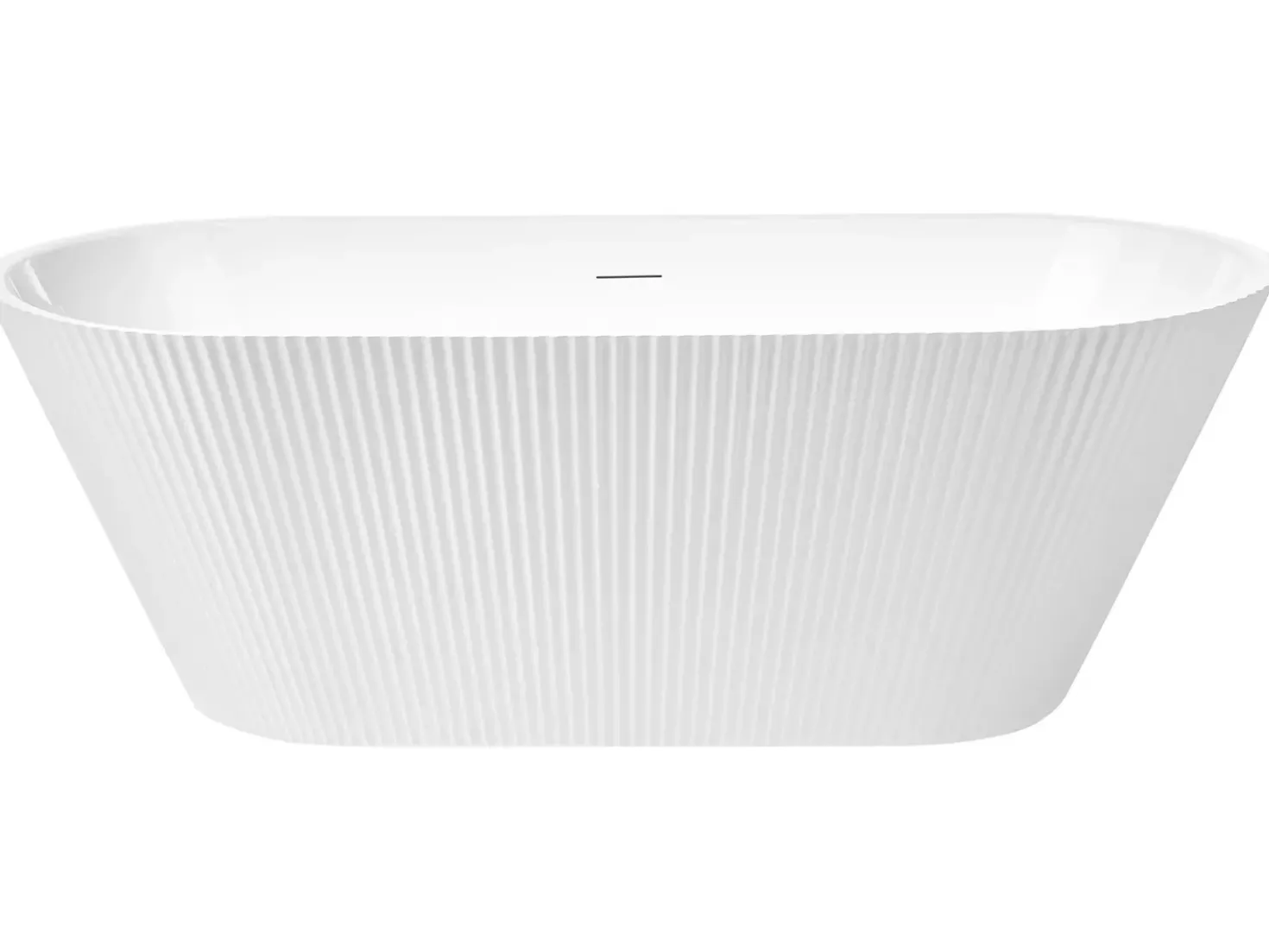 Vasca da bagno freestanding POTOSI 169 x 77 cm Bianco