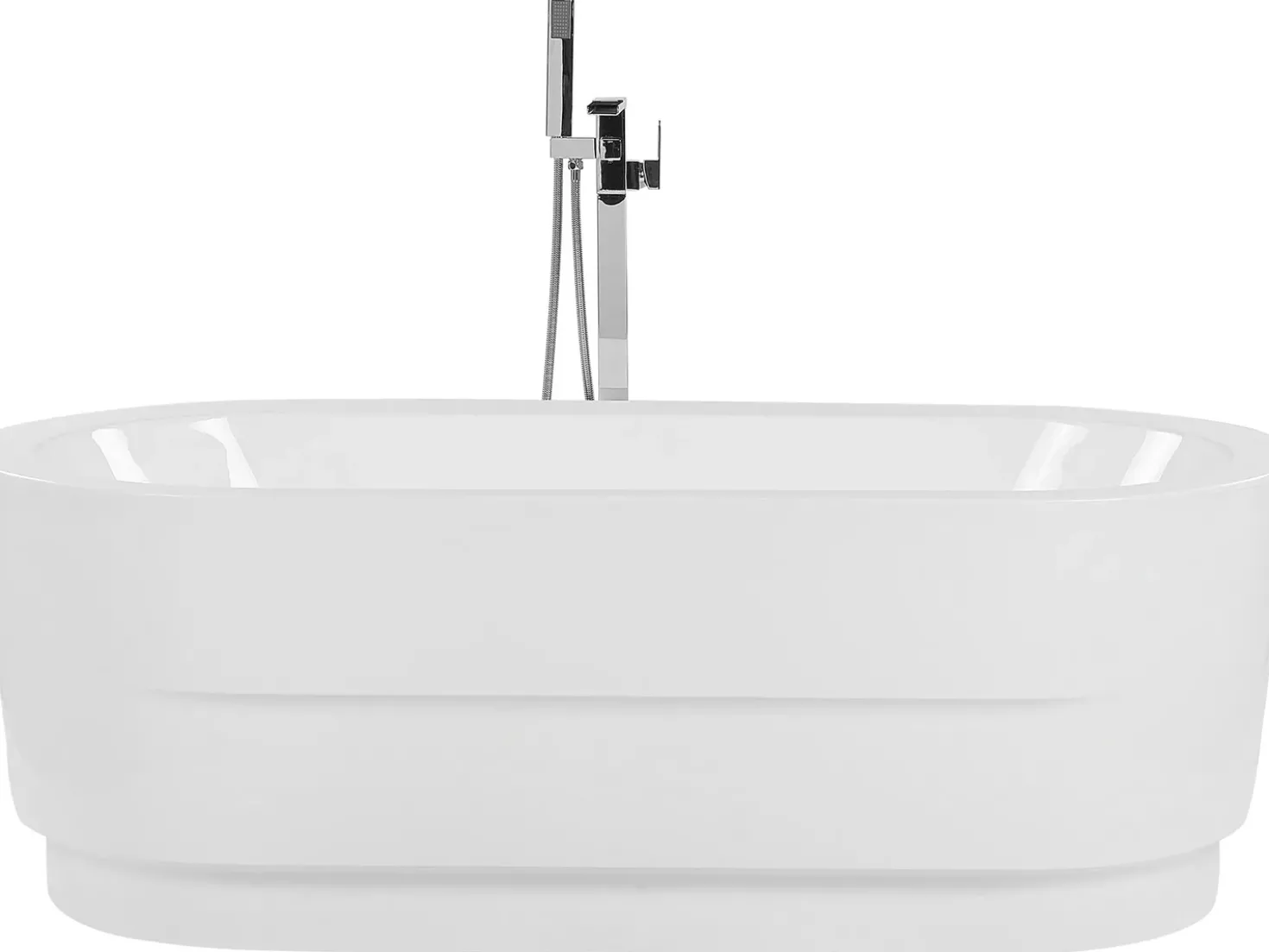 Vasca da bagno freestanding EMPRESA 170 x 80 cm Bianco