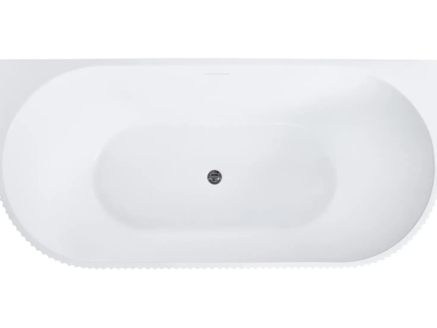 Vasca da bagno GOCTA 170 x 80 cm Bianco