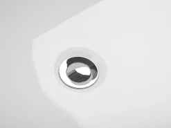 Vasca da bagno HARVEY 170 x 80 cm Nero/Bianco