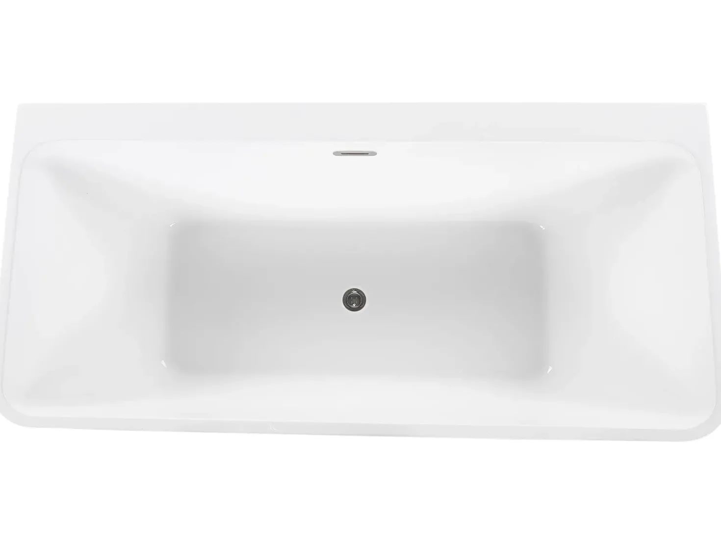 Vasca da bagno HASSEL 170 x 80 cm Nero