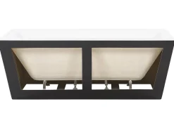 Vasca da bagno HASSEL 170 x 80 cm Nero