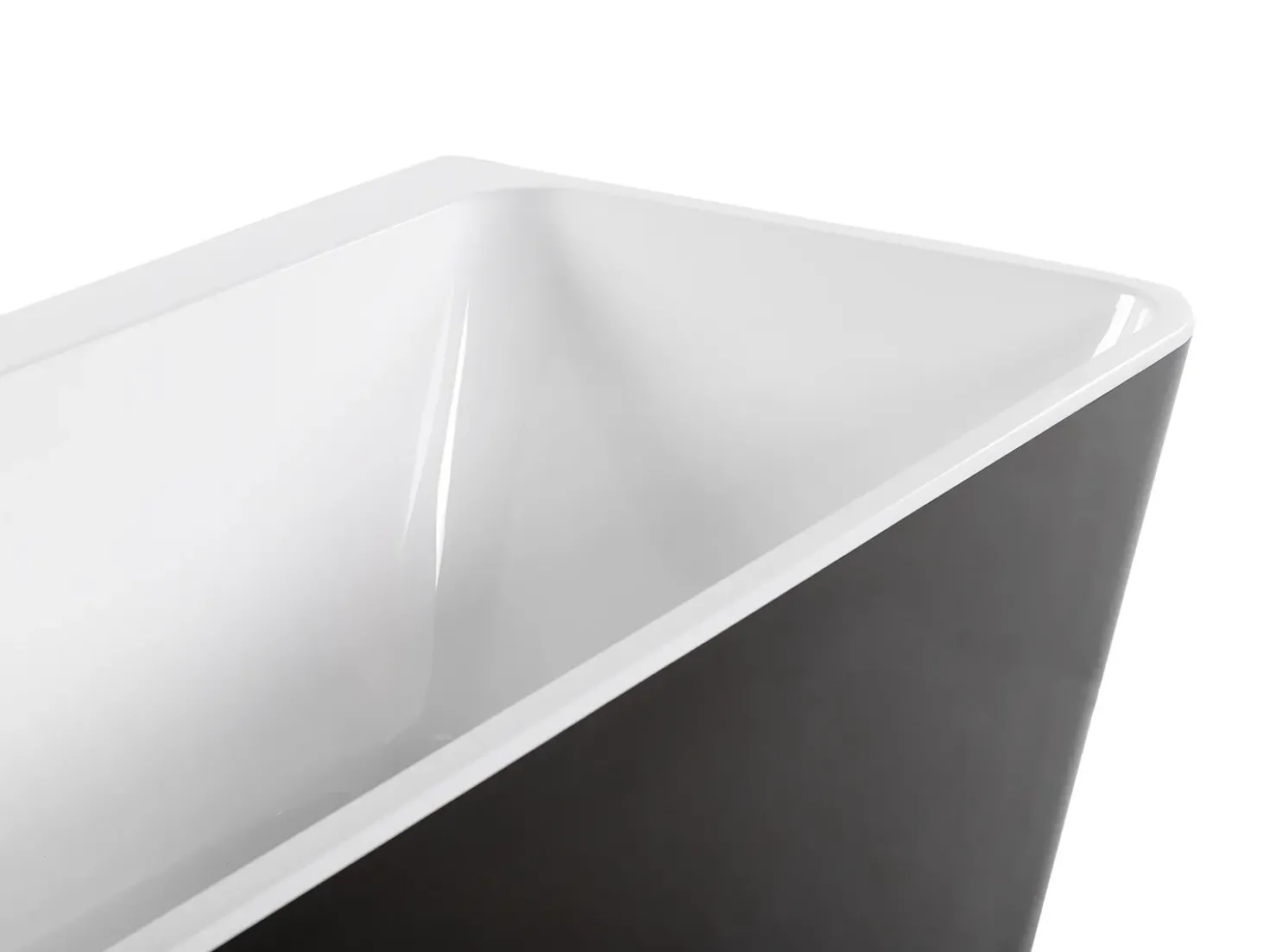 Vasca da bagno HASSEL 170 x 80 cm Nero