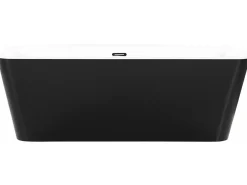 Vasca da bagno HASSEL 170 x 80 cm Nero