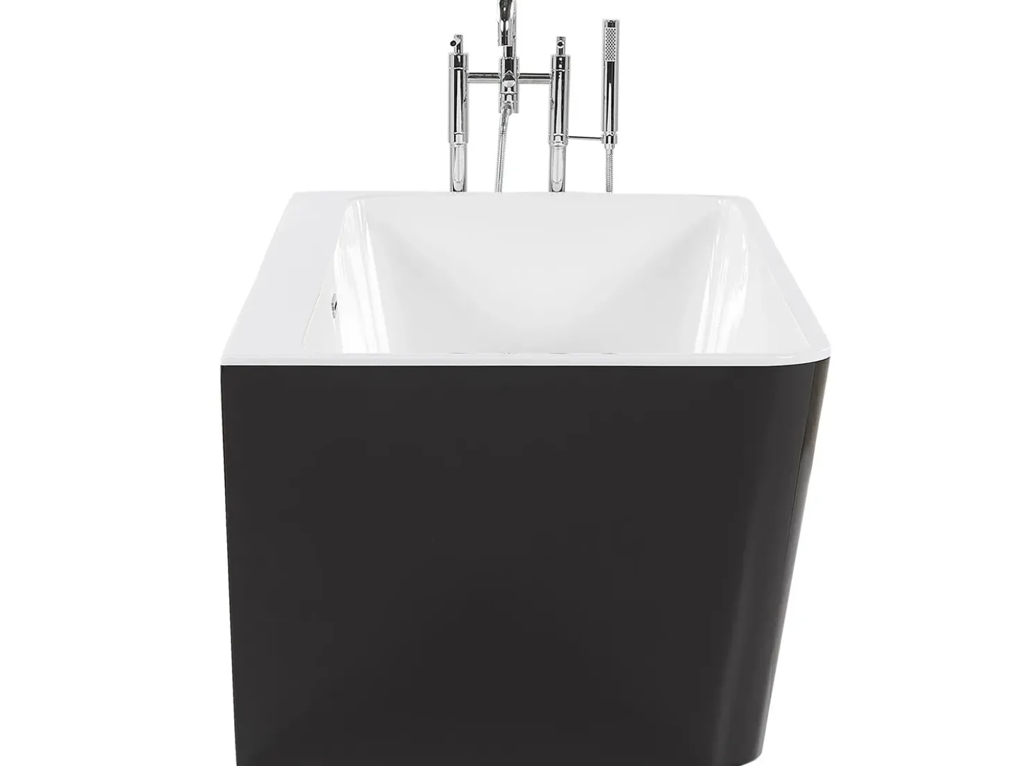 Vasca da bagno HASSEL 170 x 80 cm Nero
