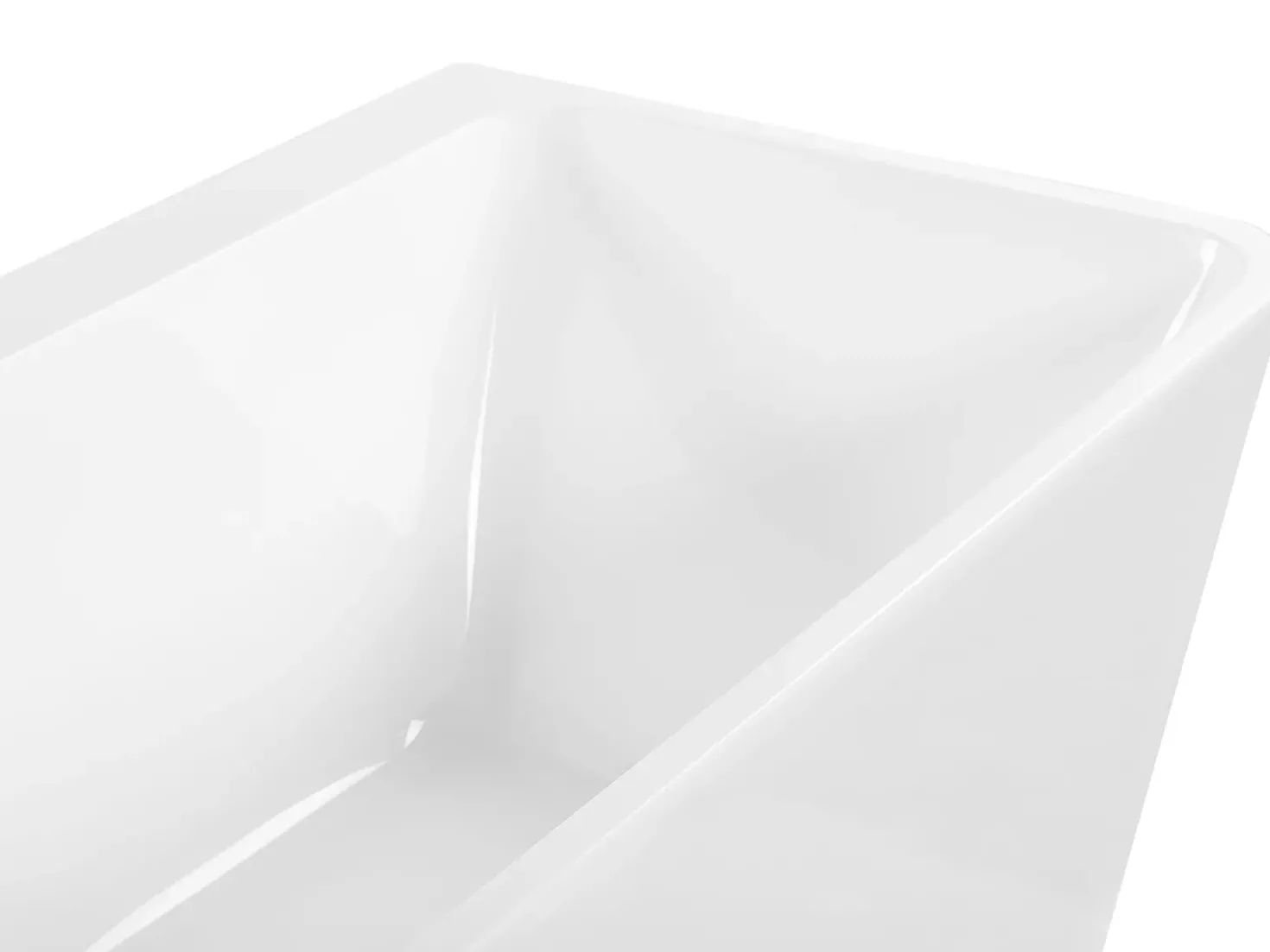 Vasca da bagno HASSEL 170 x 80 cm Bianco