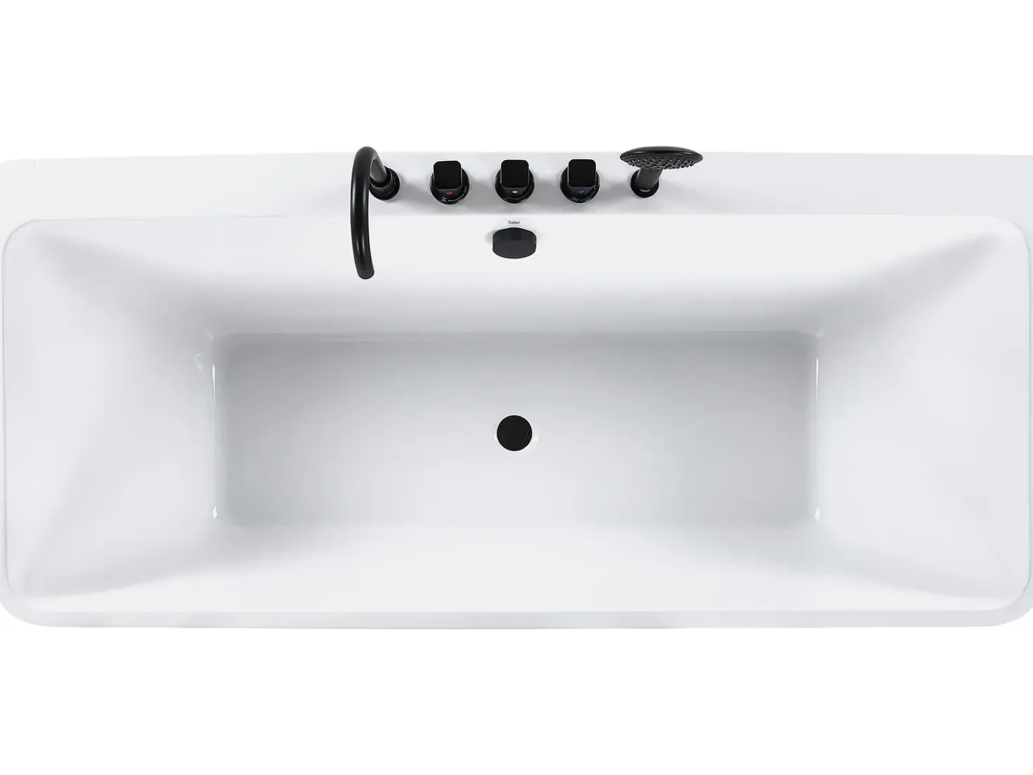 Vasca da bagno QUATRE 170 x 75 cm Bianco