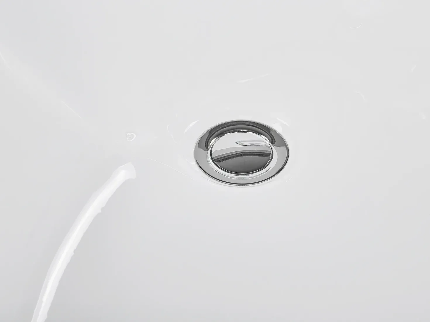 Vasca idromassaggio angolare con LED BAYAMO Lato destro 170 x 120 cm Bianco