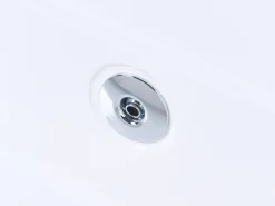 Vasca idromassaggio angolare con LED POZUELOS 170 x 90 cm Bianco