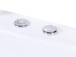 Vasca idromassaggio angolare con LED POZUELOS 170 x 90 cm Bianco