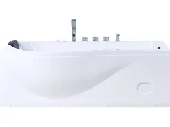 Vasca idromassaggio angolare con LED POZUELOS 170 x 90 cm Bianco