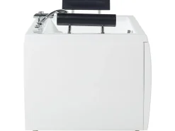 Vasca idromassaggio angolare con LED MONTEGO 172 x 83 cm Bianco