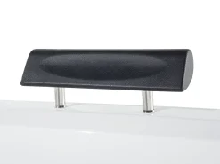 Vasca idromassaggio angolare con LED MONTEGO 172 x 83 cm Bianco