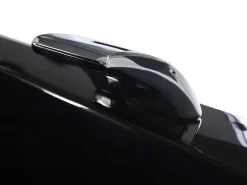 Vasca idromassaggio angolare con LED VARADERO Lato Sinistro 183 x 90 cm Nero