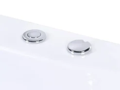 Vasca idromassaggio angolare con LED HAWES 180 x 90 cm Bianco