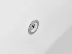 Vasca idromassaggio angolare con LED CAURA Lato destro 175 x 80 cm Bianco