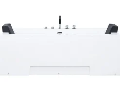 Vasca idromassaggio angolare con LED GALLEY 170 x 75 cm Bianco