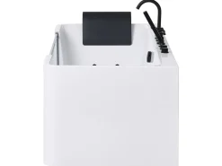 Vasca idromassaggio angolare CAHUITA 160 x 75 cm Bianco