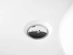 Vasca idromassaggio angolare con LED CALAMA Lato destro 180 x 120 cm Bianco