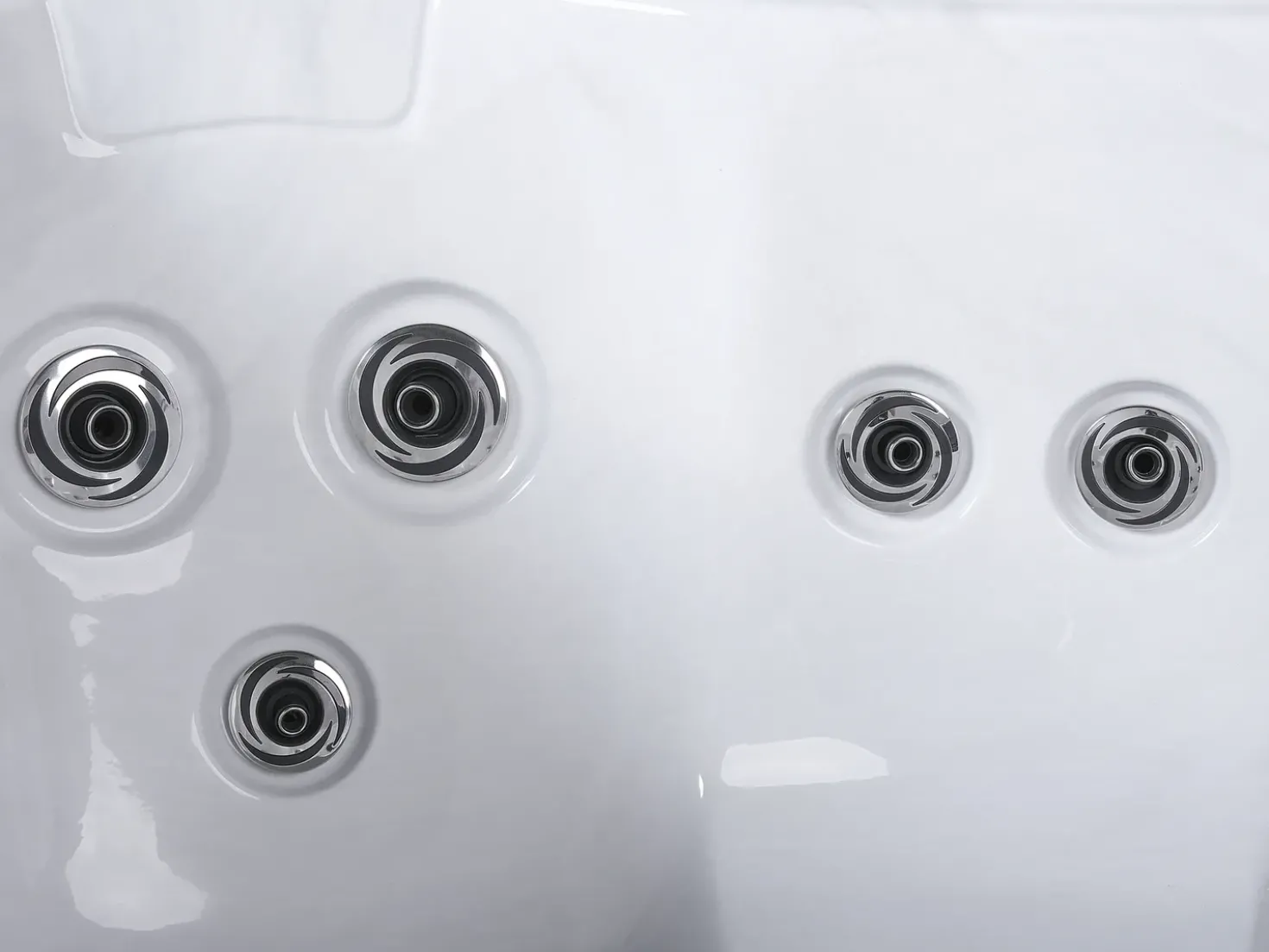 Vasca idromassaggio da esterno con LED ARCELIA Bianco