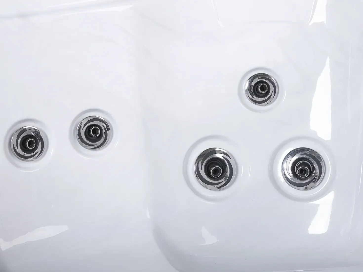 Vasca idromassaggio da esterno con LED ARCELIA Bianco