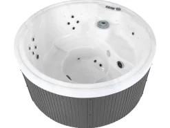 Vasca idromassaggio da esterno con LED MARFIL Grigio scuro