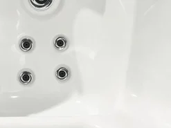 Vasca idromassaggio da esterno con LED TULAROSA Bianco