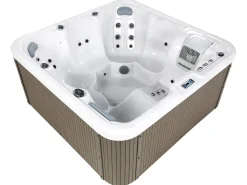 Vasca idromassaggio da esterno con LED CALIMA Bianco