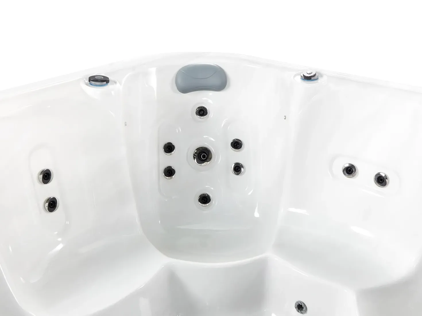 Vasca idromassaggio da esterno con LED CALIMA Bianco