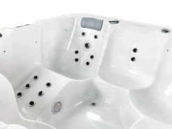 Vasca idromassaggio da esterno con LED CALIMA Bianco