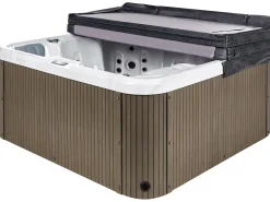 Vasca idromassaggio da esterno con LED CALIMA Bianco