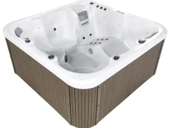 Vasca idromassaggio da esterno con LED CALIMA Bianco