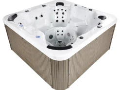 Vasca idromassaggio da esterno con LED VILLARRICA Bianco