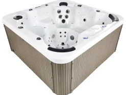 Vasca idromassaggio da esterno con LED VILLARRICA Bianco