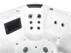 Vasca idromassaggio da esterno con LED VILLARRICA Bianco