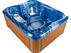 Vasca idromassaggio da esterno con LED ARCELIA Blu