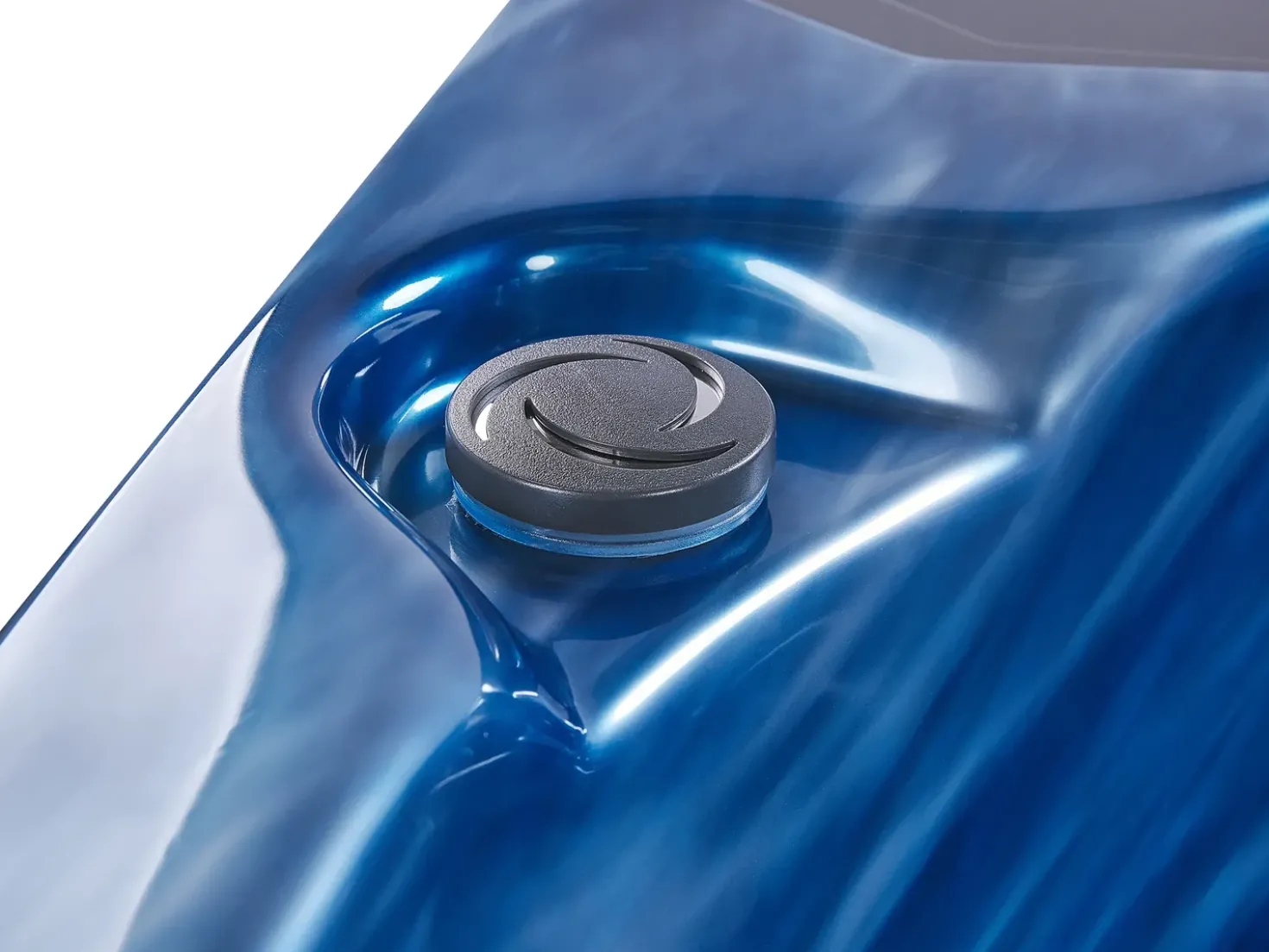 Vasca idromassaggio da esterno con LED ARCELIA Blu
