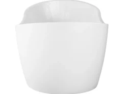Vasca idromassaggio freestanding con LED ANTIGUA 168 x 80 cm Bianco