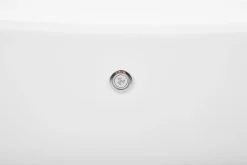 Vasca idromassaggio freestanding con LED ANTIGUA 168 x 80 cm Bianco