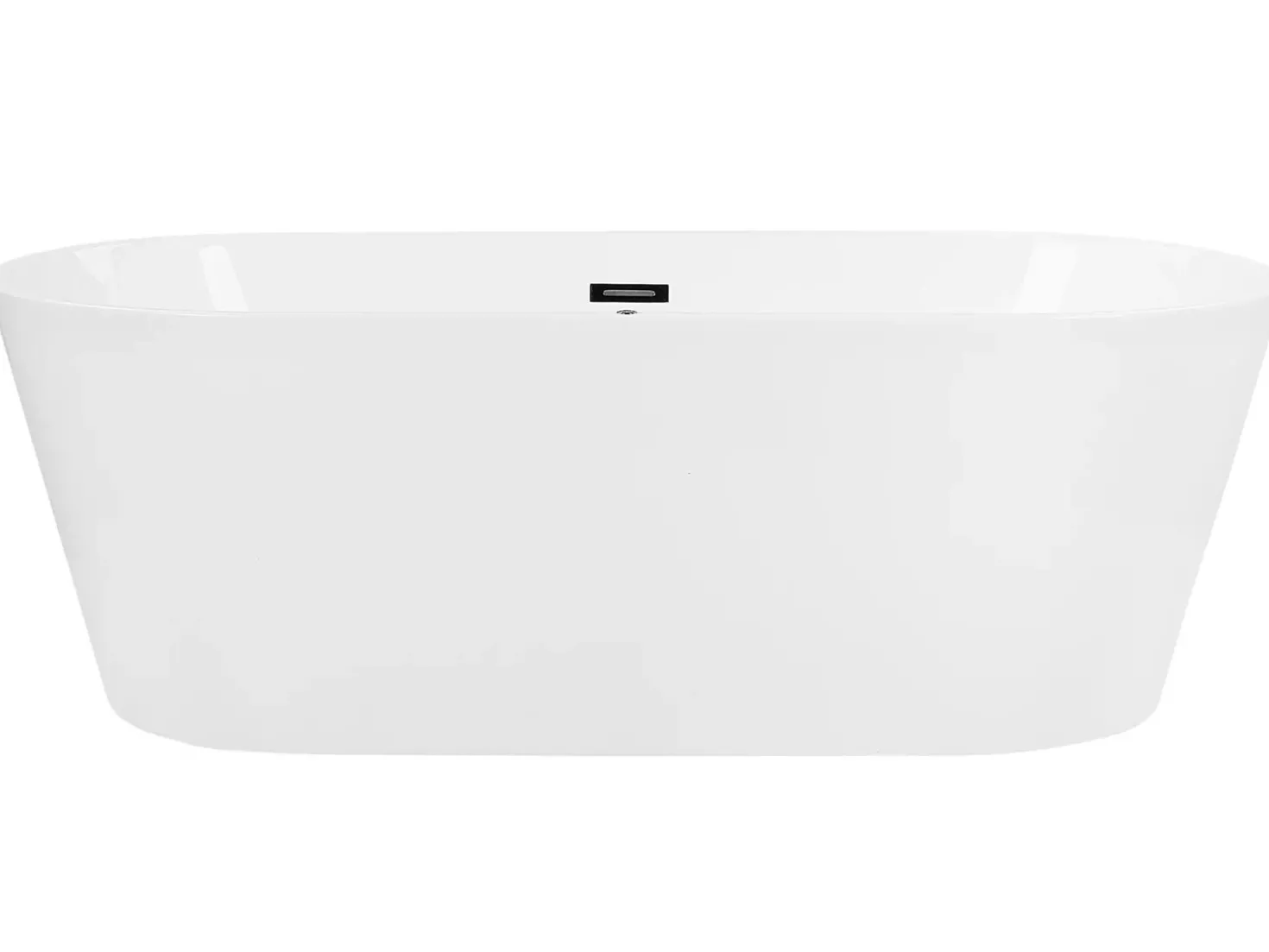 Vasca idromassaggio freestanding con LED HAVANA 170 x 80 cm Bianco