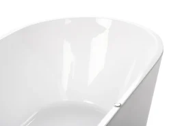 Vasca idromassaggio freestanding con LED HAVANA 170 x 80 cm Bianco