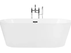 Vasca idromassaggio freestanding con LED HAVANA 170 x 80 cm Bianco