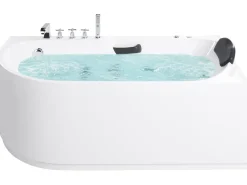 Vasca idromassaggio SAYULA Lato Sinistro 170 x 80 cm Bianco