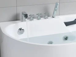 Vasca idromassaggio SAYULA Lato Sinistro 170 x 80 cm Bianco