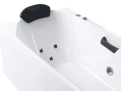 Vasca idromassaggio SAYULA Lato destro 170 x 80 cm Bianco