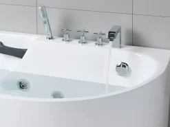 Vasca idromassaggio SAYULA Lato destro 170 x 80 cm Bianco